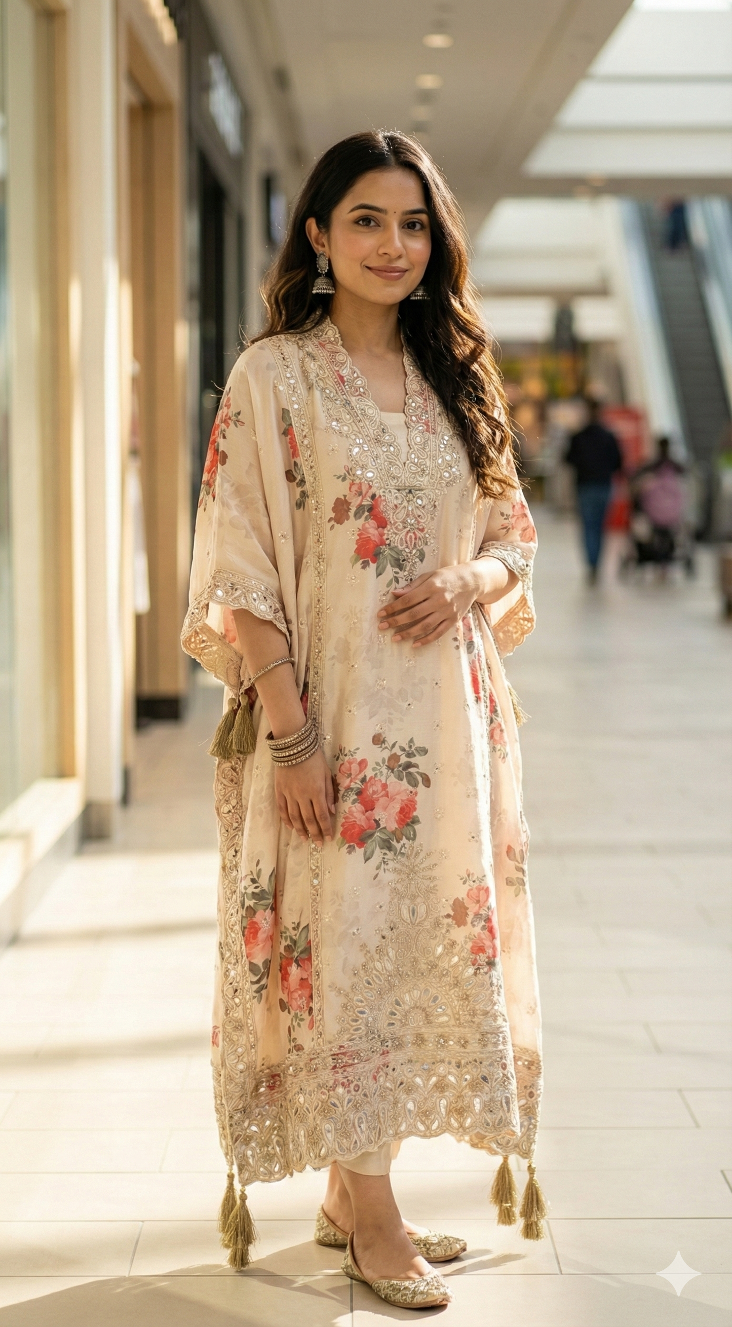 Floral Kaftan set