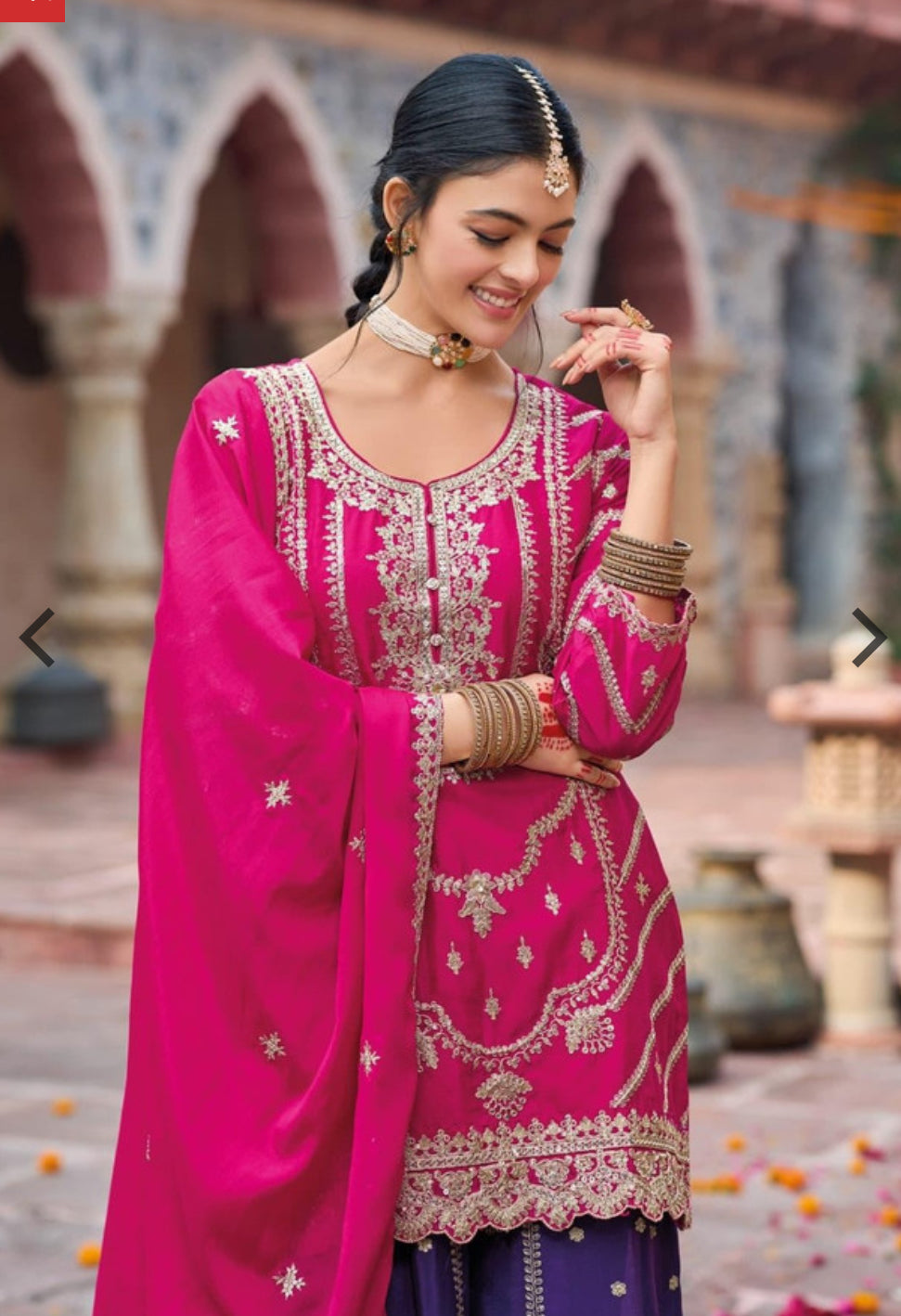 Pink Purple Sharara